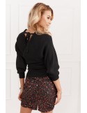 New Year\'s Eve mini skirt black and red DD0107 - Online store - Boutique